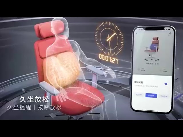 Chiny Office System Staff Mesh Chair With Headrest na sprzedaż