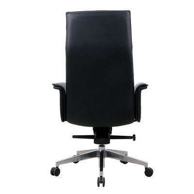 PU Memory Foam Ergonomic Office Chair Foam Black Leather Swivel Chair High Density