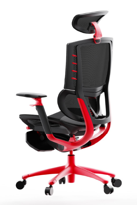 Adjustable Ergonomic Executive Leather Chair Polyester With Lumbar Support